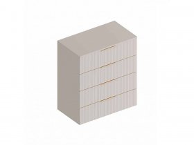 Комод с 4 ящ. «Тефия» (тефия/софт сантьяго) в Алдане - aldan.mebel-nsk.ru | фото
