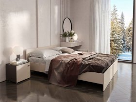 Кровать двухспальная 1,6м Гиза в Алдане - aldan.mebel-nsk.ru | фото