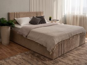 Кровать двуспальная 1,4м с подъем. мех. Леванте в Алдане - aldan.mebel-nsk.ru | фото