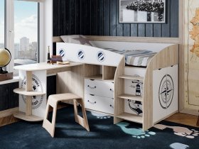 Кровать комбинированная «Немо» в Алдане - aldan.mebel-nsk.ru | фото