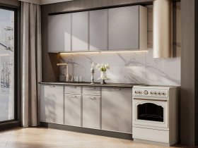 Кухонный гарнитур «Адель» 2,0м (нео) в Алдане - aldan.mebel-nsk.ru | фото
