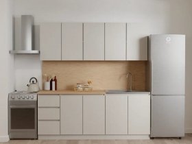Кухонный гарнитур Мори 2,0 м (сатин) в Алдане - aldan.mebel-nsk.ru | фото