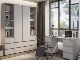 Модульная детская Люмо (кашемир) в Алдане - aldan.mebel-nsk.ru | фото