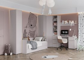 Модульная детская «Тефия» (тефия/софт сантьяго) в Алдане - aldan.mebel-nsk.ru | фото