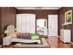Модульная спальня Каролина в Алдане - aldan.mebel-nsk.ru | фото