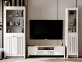 Модульная стенка Валенсия в Алдане - aldan.mebel-nsk.ru | фото