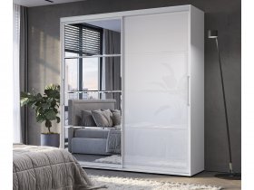 Шкаф-купе Крафт-6 2,0м (белый) в Алдане - aldan.mebel-nsk.ru | фото
