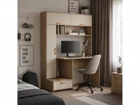 Стол письменный Лайт 03.243  (плэйн/сатин) в Алдане - aldan.mebel-nsk.ru | фото