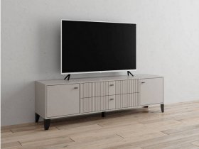 Тумба под ТВ Парус-10 (кашемир/сантьяго софт) в Алдане - aldan.mebel-nsk.ru | фото